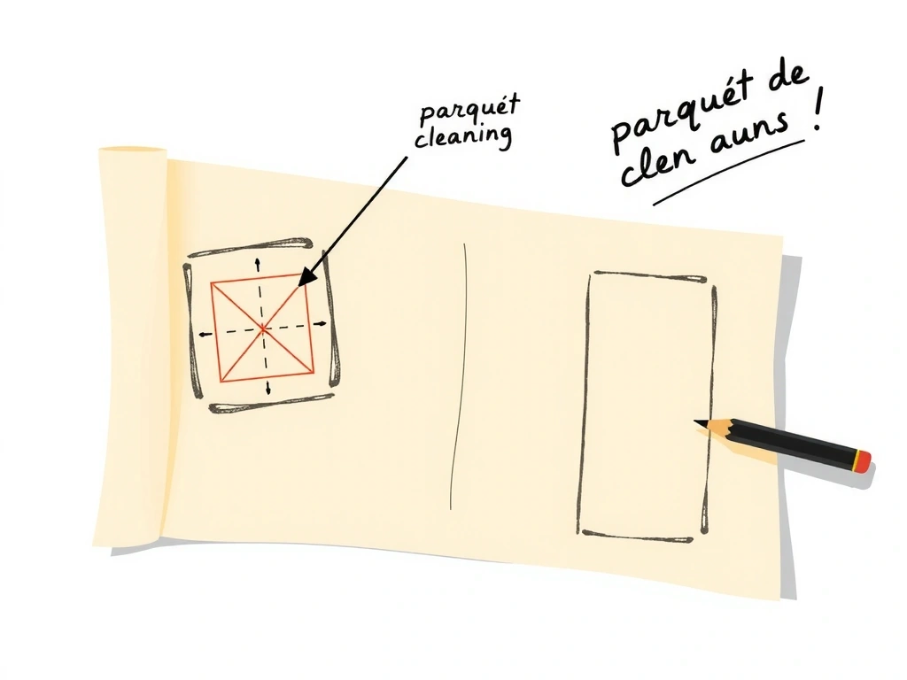 Croquis technique parquet