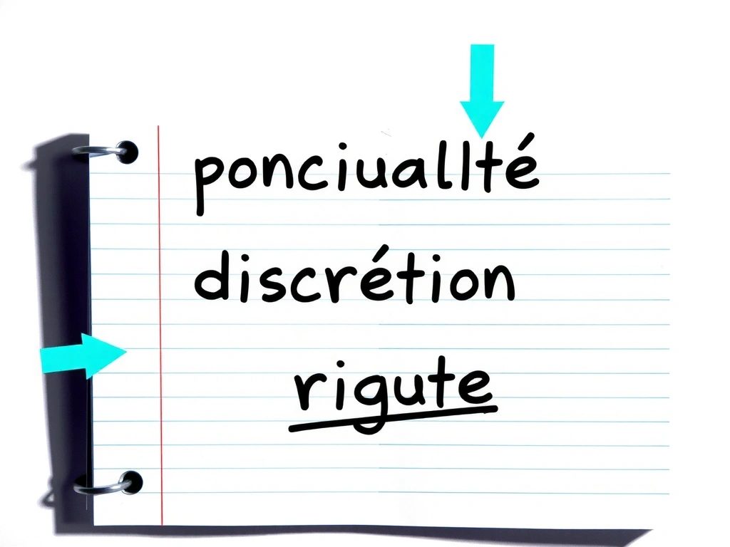 Notes manuscrites clients